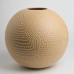 Arkadia Yellow Vase by Stefania Vasques