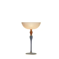 Arlecchino Three-Colored Cup on Tall Stem