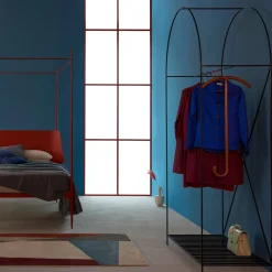 Armadieri Black Iron Clothes Rack by Giulio Iacchetti