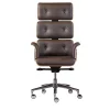 Armadillo 1 Dark Brown High Back Swivel Office Armchair by Rainer Bachschmid