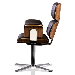 Armadillo 5 Dark Brown Office Armchair by Rainer Bachschmid