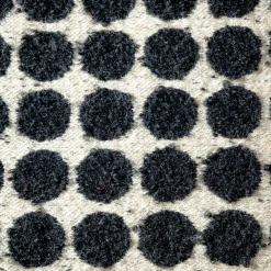 Armoise Square Dotted Black & White Boucle Cushion
