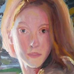 Arriverà La Primavera Oil on Linen Painting