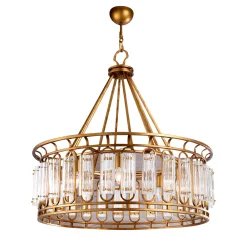 Art Deco Antique Gold Chandelier #2