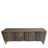 Art Deco Beige and Light Blue Sideboard