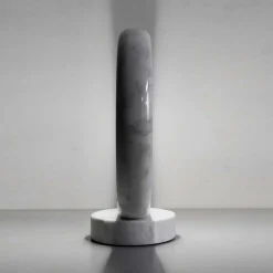 Artemisia Carrara Marble Table Lamp By ADL Atelier Design Lab