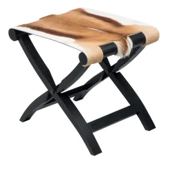Arturo Brown Folding Stool/Luggage Rack