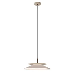 Asia Golden & White Pendant Lamp by Federico Peri