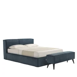 Astor 1909 Blue Storage Bed with Bench