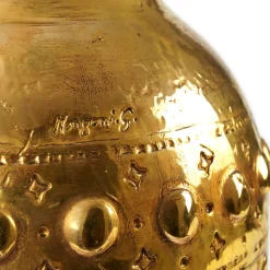 Astra gold Ceramic Vase by Gabriele Mengoni