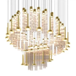 Astract Wave 39 Chandelier