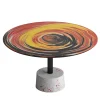 Astraliti Round Warm-Toned Metal Coffee Table #2