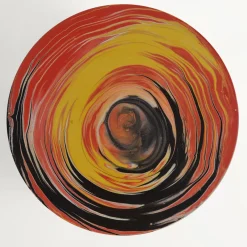 Astraliti Round Warm-Toned Metal Coffee Table #2