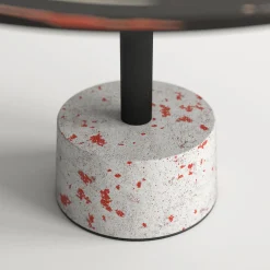 Astraliti Round Warm-Toned Metal Coffee Table #2