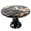 Atena Cake Stand in Portoro Marble