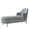 Audrie Velvet Upholstery Chaise