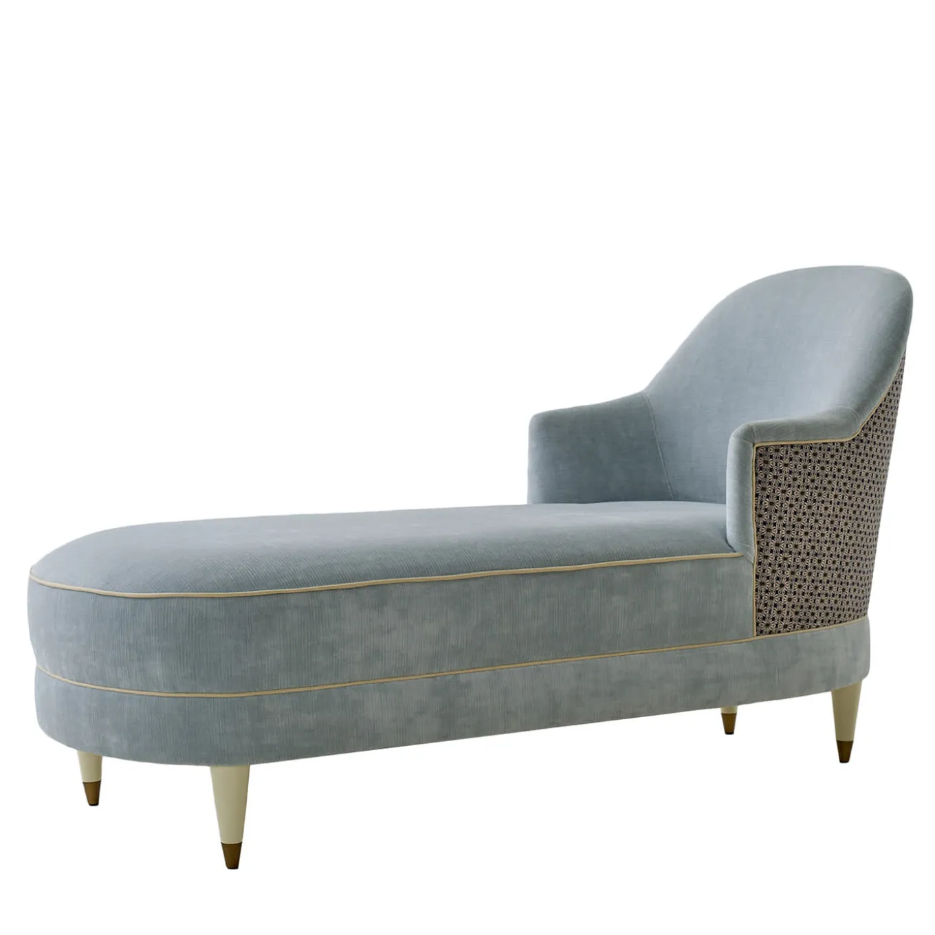 Audrie Velvet Upholstery Chaise