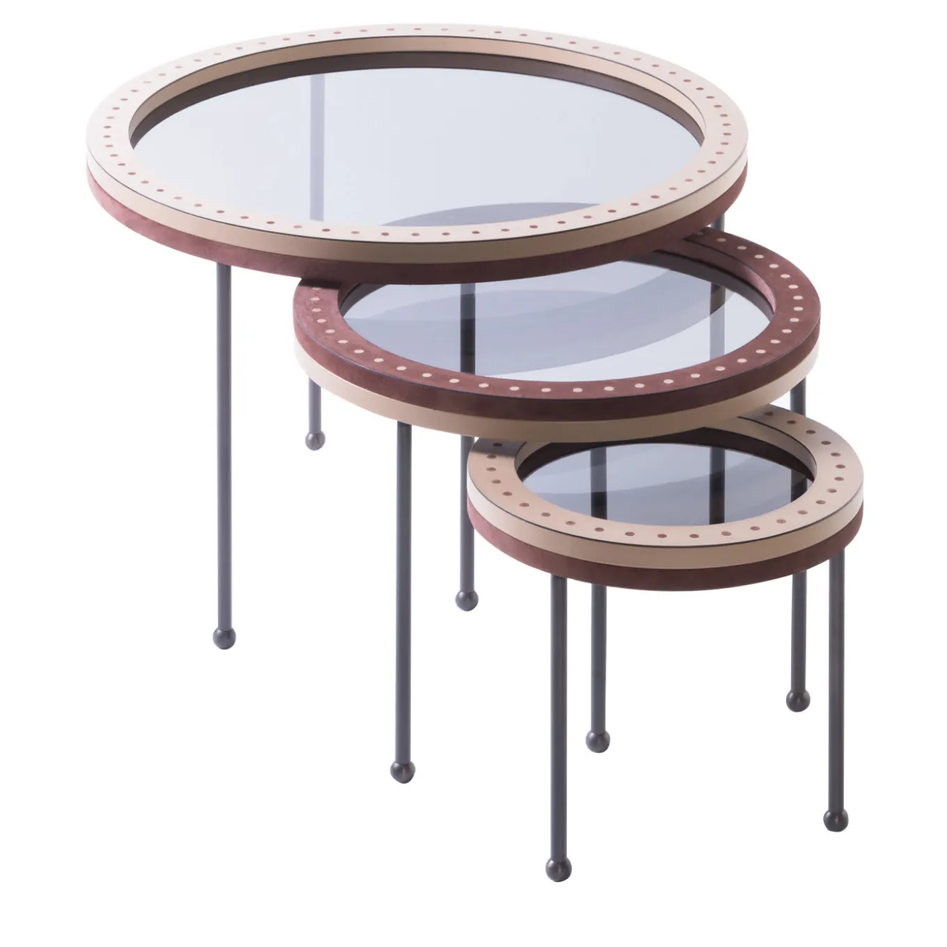 Augustus Stargate Set of 3 Nesting Tables