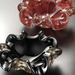 Aura Red and Gold Ashtray