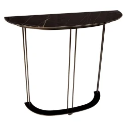 Aureola C1 Black Marble Console