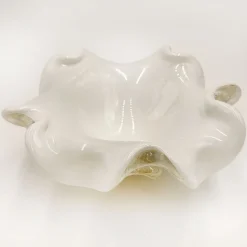 Aureum Milk White and Gold Ashtray