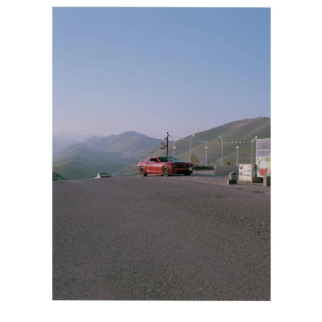 Automobile Rossa Photographic Print