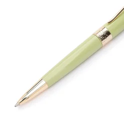 Avatar Fancy Mint Ballpoint Pen with Gold Trim