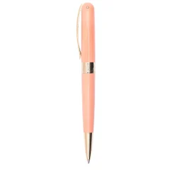 Avatar Fancy Peach Ballpoint Pen with Gold Trim