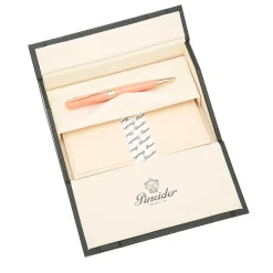Avatar Fancy Peach Ballpoint Pen with Gold Trim