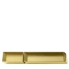 Axonometry Pen & Cards Brass Tray Set by Elisa Giovannoni