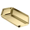 Axonometry Polished Brass Large Parallelepiped Tray By Elisa Giovannoni