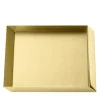Axonometry Polished Brass Small Square Tray By Elisa Giovannoni