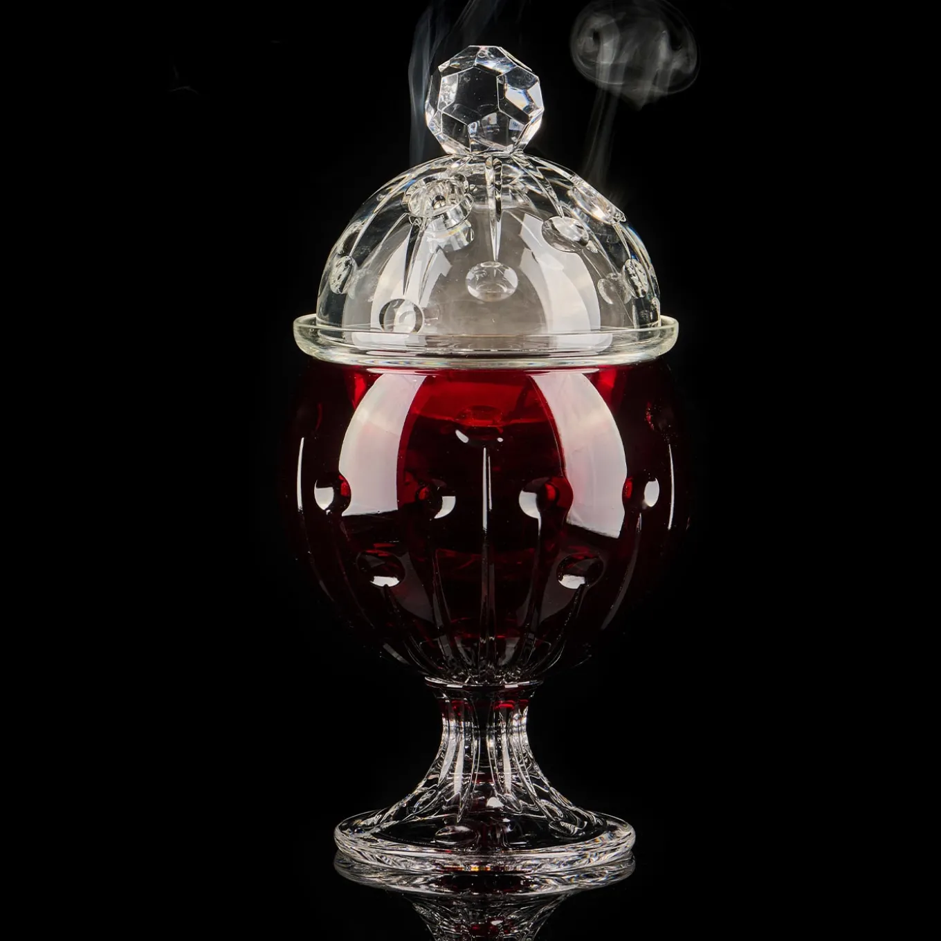 Baba red incense burner