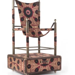 Babel Brown Foldable Travel Chair and Trunk