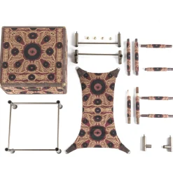 Babel Brown Foldable Travel Chair and Trunk