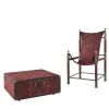 Babel Red Foldable Travel Chair and Trunk