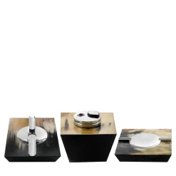 Bacco Smoking Set with Horn Inlays