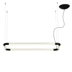 Bagliori Transparent Methacrylate & Steel Suspension Lamp