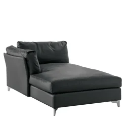 Bahia Black Chaise Longue by Giuseppe Bavuso