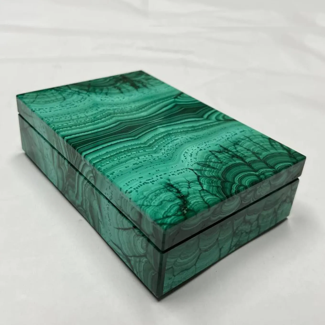 Bahria Malachite Jewelry Box
