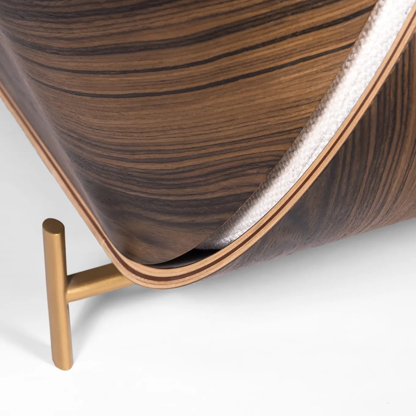 Baidà White Bouclé 3-Seater Sofa