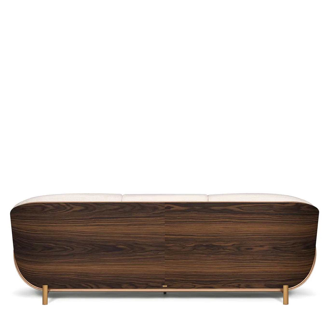 Baidà White Bouclé 3-Seater Sofa