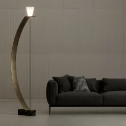 Balestra White Floor Lamp