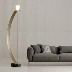 Balestra White Floor Lamp