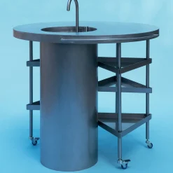 Ballerina Pink Steel Kitchen With Sink