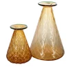 Balloton Set of 2 Conical Amber Vases