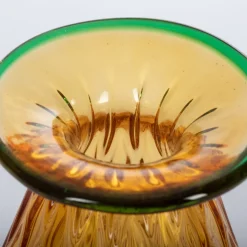 Balloton Set of 2 Conical Amber Vases