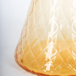 Balloton Set of 2 Conical Amber Vases