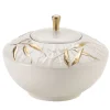Bambù White Porcelain Sugar Bowl
