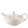 Bambù White Porcelain Teapot